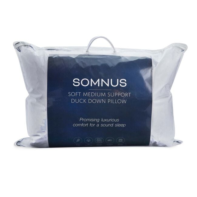 Somnus Soft Medium Support Duck Down Pillow