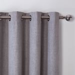 HACKNEY BLACKOUT SILVER 135x240cm Curtain Panel 