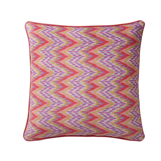 IKAT CHENILLE PINK 45x45 Cushion