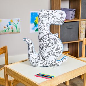 Hobby World Colour Your Own Dinosaur Cushion