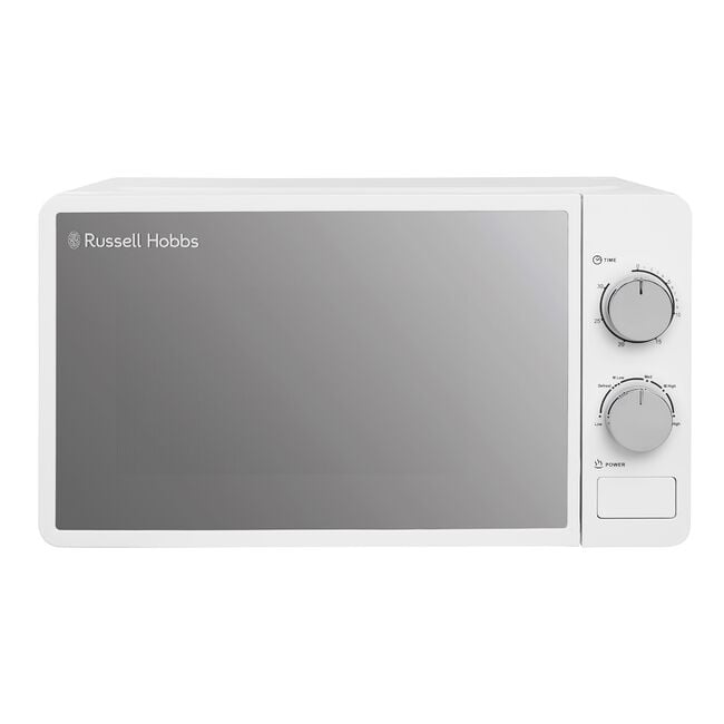 Russell Hobbs White 17L Manual Microwave