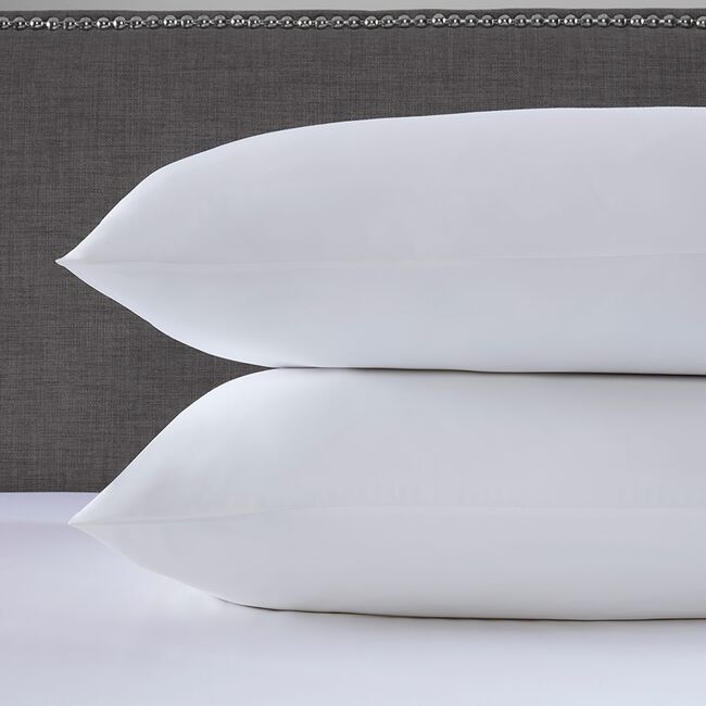 HOUSEWIFE P/CASE PAIR 500 Threadcount Cotton White 6G
