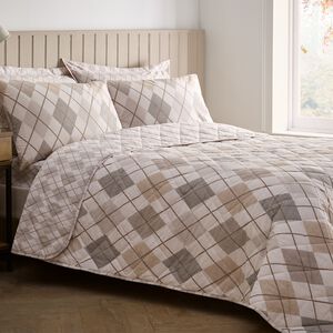 Argyle Bedspread 200 x 220cm