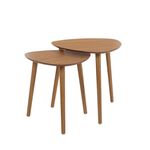 Natural Side Tables Set of 2