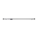 EXTENDABLE BALL 19mm 120-210cm Matte Black