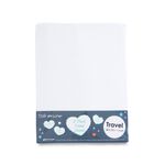 Clair De Lune Travel Cot Fitted Sheet - 2 Pack