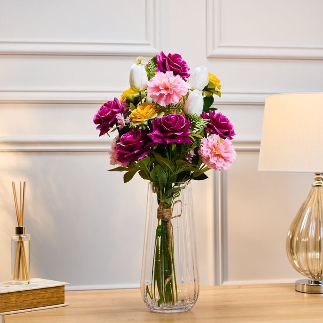 Floral Symphony Roses & Tulips Bouquet