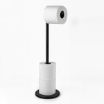 BELDRAY SWIVEL TOP BLACK Toilet Roll Holder