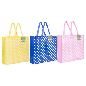 Coco and Gray Polka Dot Shopping Bag