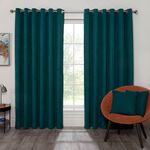 BLACKOUT & THERMAL CORDUROY TEAL 66x54 Curtain