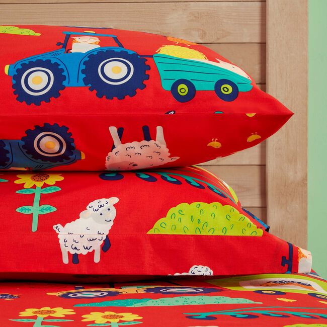 Sunny Daze Farm Oxford Pillowcase Pair