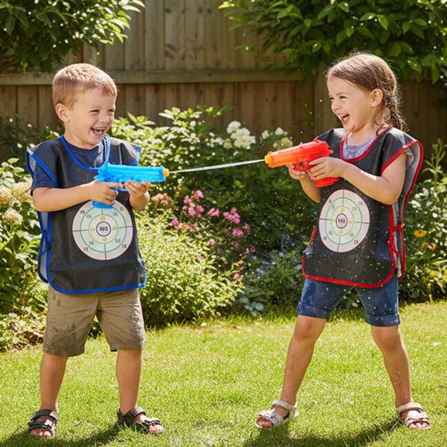 Changing Vests And Water Gun Set