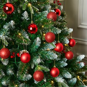 Red Bauble Set - 20 Pack