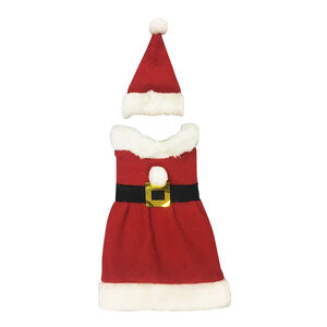 Mrs Claus Wine Bottle Cover