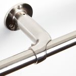 ROOM DARKENING EXTENDABLE DIAMOND 70-120cm Nickel