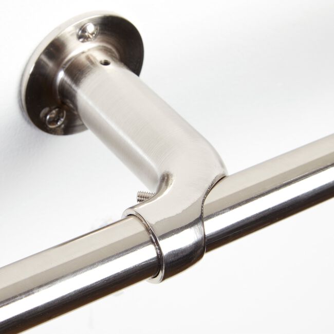 ROOM DARKENING EXTENDABLE DIAMOND 70-120cm Nickel