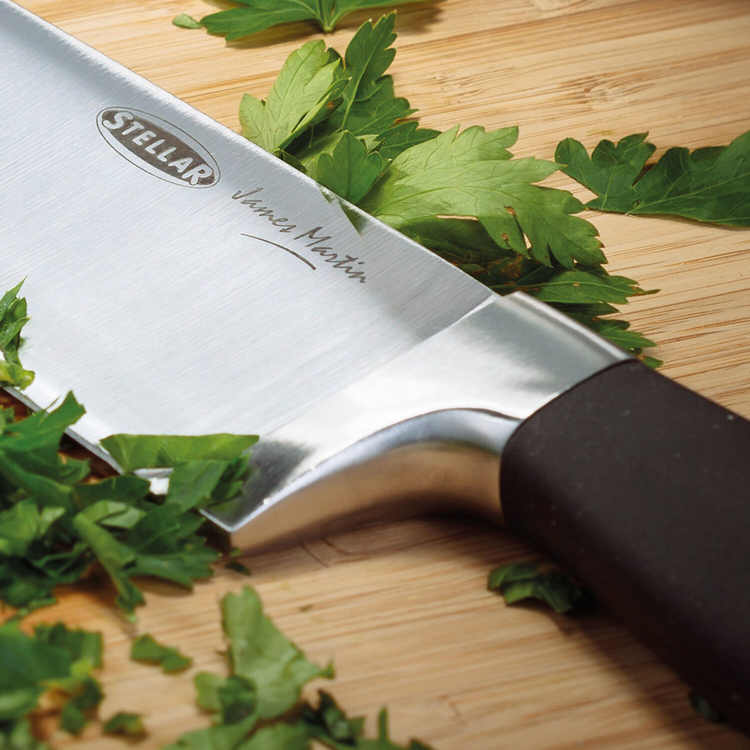 Stellar James Martin Knife Block 5 Piece Black Home Store + More