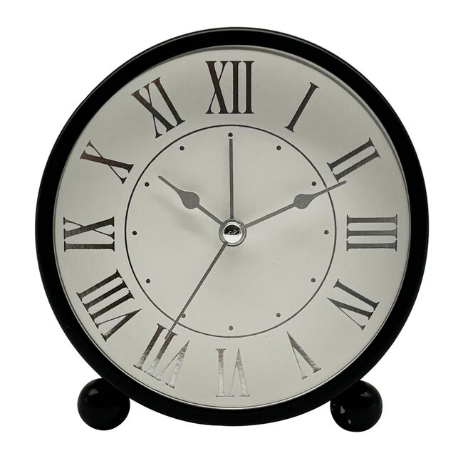 TABLE ALARM CLOCK Black 11cm