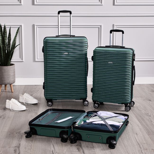 MEDIUM Lightweight Hardshell Luggage - Forest Green
