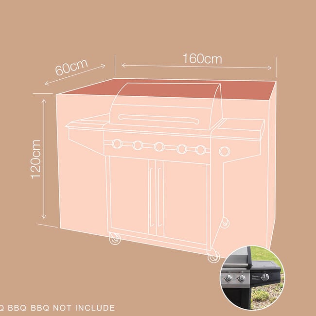 Premium Lightweight 6 Burner Gas BBQ Cover
