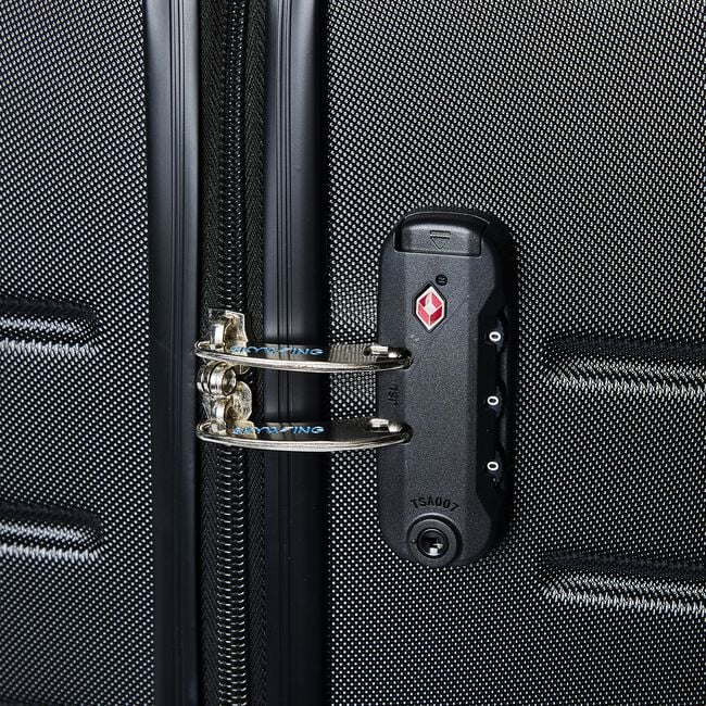 LARGE Lightweight Hardshell Luggage - Black