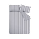 BIANCA SINGLE DUVET COVER Brushed Ticking Stripe