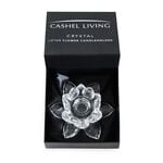 Cashel Living Crystal Lotus Flower Candle Holder