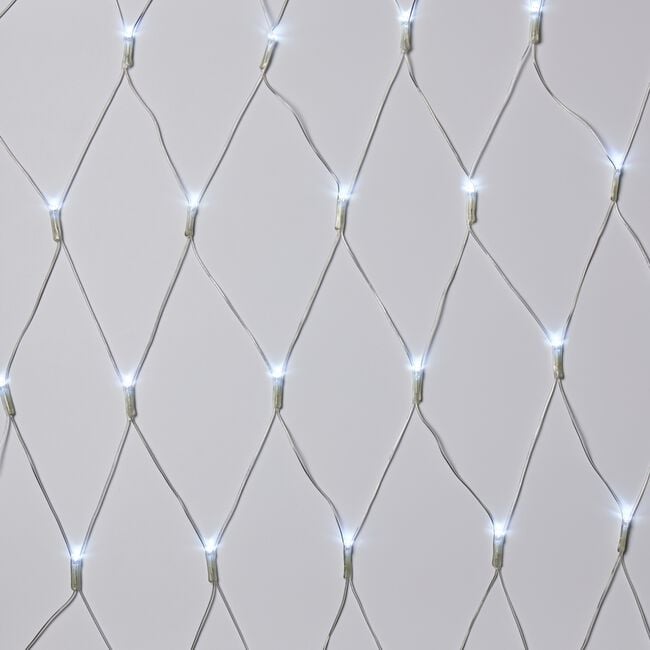 180 Bright LED Chaser Net Lights White