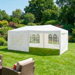 White Party Marquee Gazebo with 5 Walls