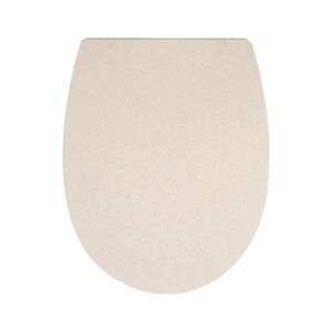 Beige Flecks Soft Close Toilet Seat