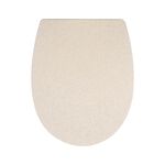 Beige Flecks Soft Close Toilet Seat
