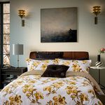 TED BAKER DOUBLE DUVET COVER Midnight Garden Ochre 