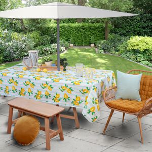 Outdoor PVC Tablecloth Lemon Grove 160cm x 230cm 