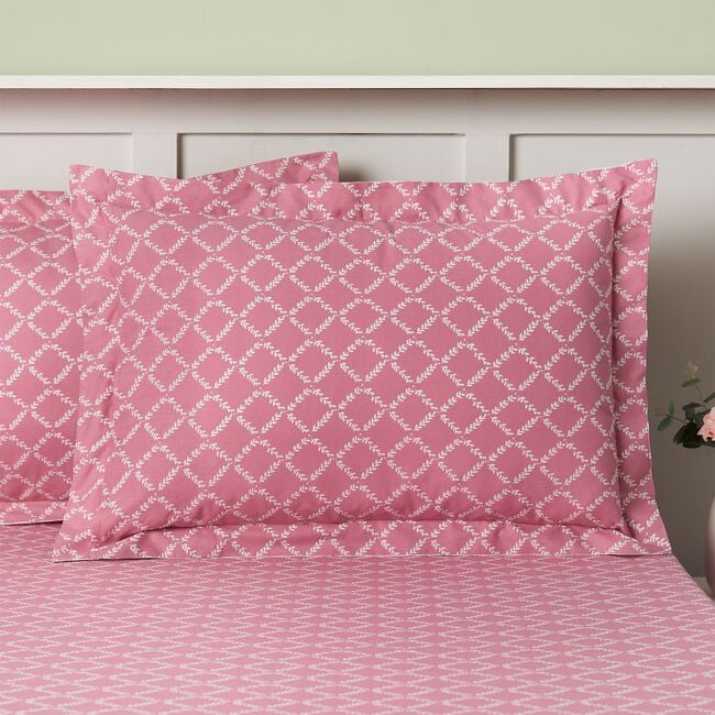 Lilyrose Oxford Pillowcase Pair - Blush