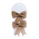 Hessian Bows Pack of 2