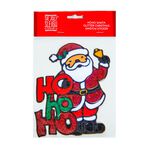 HoHo Santa Glitter Christmas Window Sticker