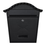 Postplus Traditional Letterbox Matt Black