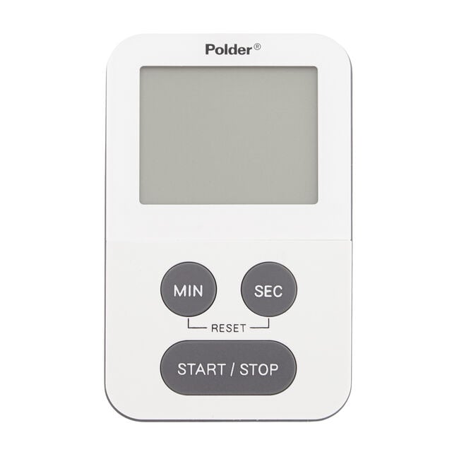Polder 100 Minute Mini Timer - White