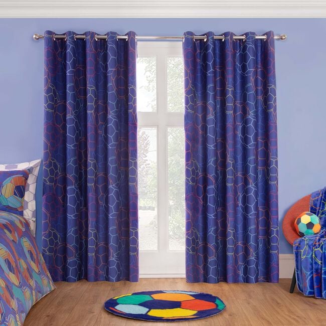 BLACKOUT FOOTBALL CHAMPION 66x54 Curtain