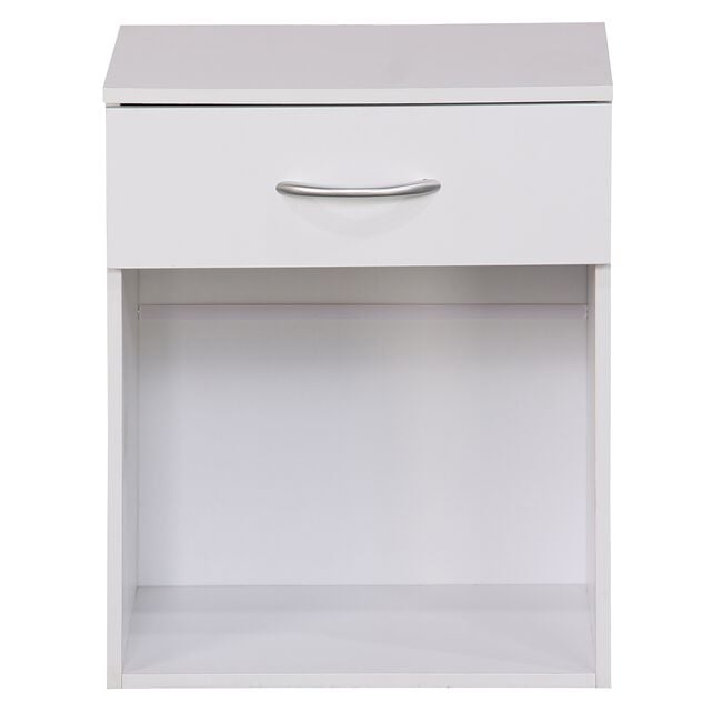 Mayfair White 1 Drawer Beside Locker