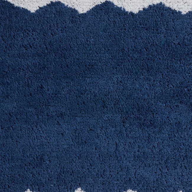 SCALLOP NAVY 50X80 Bath Mat