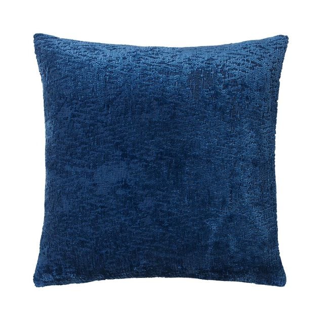 DISTRESSED CHENILLE NAVY 45x45 Cushion