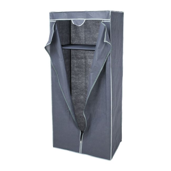 Storage Solutions Fabric Wardrobe - Dark Grey