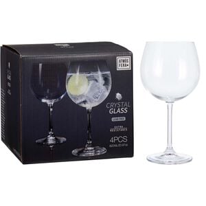 Crystal Gin Tonic Glass 620ml - 4 Pack