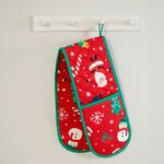 Santa's Workshop Double Oven Glove