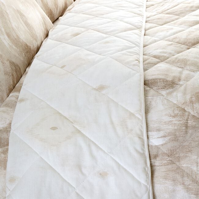 Elodie Bedspread 200cm x 220cm - Gold/Sand