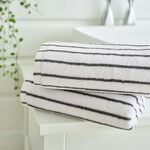 Deyongs Malmo Stripe Hand Towel White/Grey
