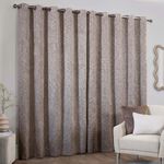 JACQUARD GEO MOCHA 66x54 Curtain