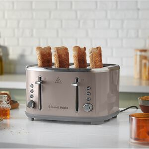 Russell Hobbs Stylevia Mocha 4 Slice Toaster