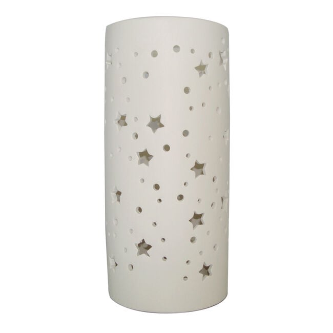 Ceramic Sculptured Stars Table Lamp
